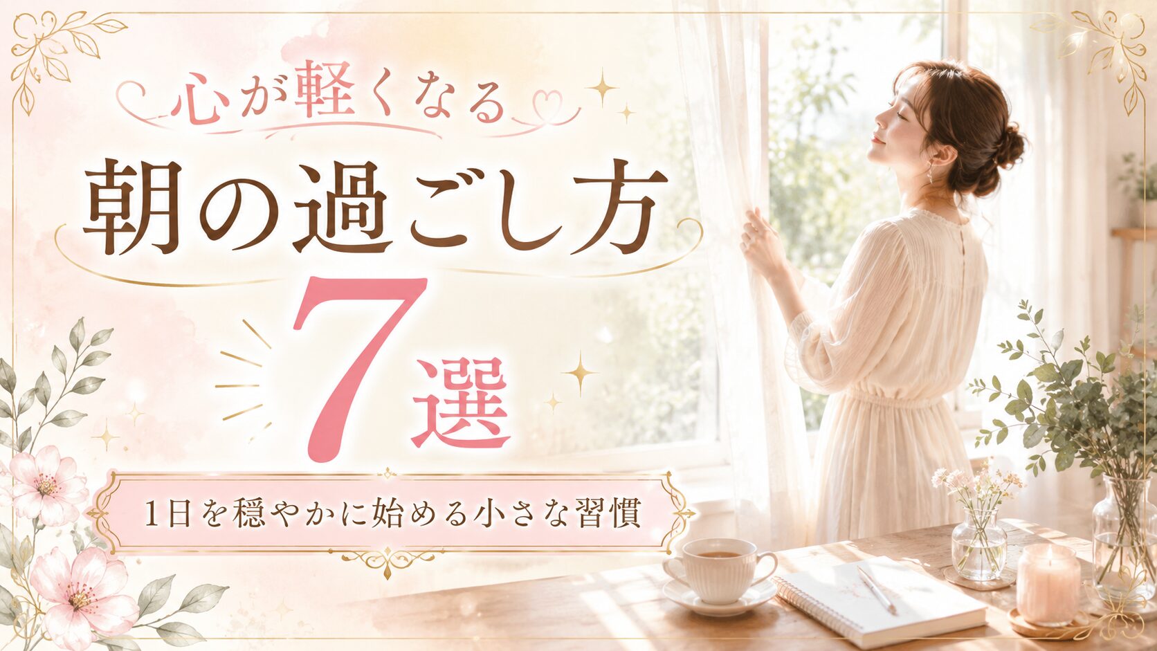 心が軽くなる朝の過ごし方7選｜1日を穏やかに始める小さな習慣
